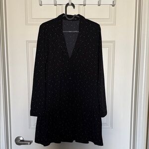 Zara Black mini Dress with Colorful Stars